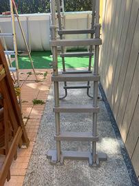 Scaletta per piscina esterna