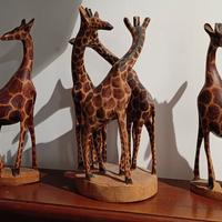 giraffe in legno 