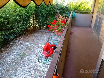 Appartamento piano rialzato con giardino