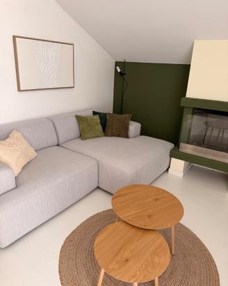 Divano angolare Westwing Melva – Grigio chiaro, 3