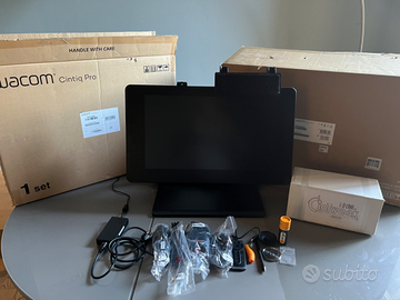 Wacom Cintiq Pro 24 Touch + Wacom Ergo Stand | 4K