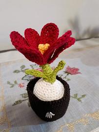 Vasetto crocus fatto a mano