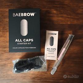 Baebrow All Caps Starter Kit - Ash Browj NUOVO