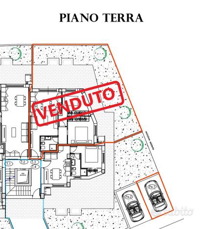 APPARTAMENTO PROX CONSEGNA con CORTE E POSTO AUTO