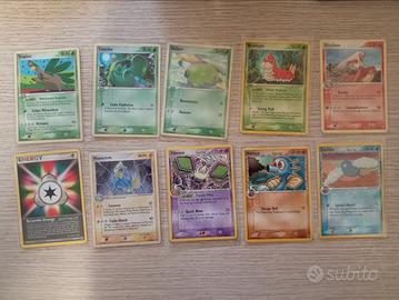 lotto carte pokemon vintage 