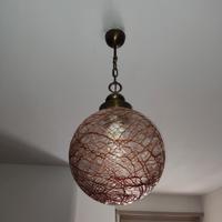 LAMPADARIO IN VETRO DECORATI