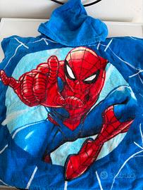 Accappatoio poncho marvel spiderman