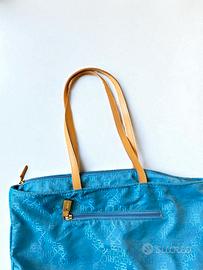 Borsa Bric's Blu in Tessuto Logatto