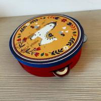 Tamburello con sonagli sergent major per bambini