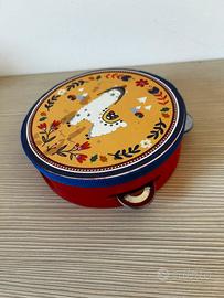 Tamburello con sonagli sergent major per bambini