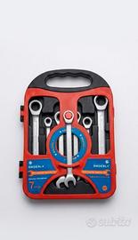 Set 7 chiavi combinate a cricchetto