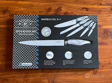 A.M.C. Set 5 coltelli + 1 pelapatate
