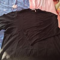 T-shirt nera donna L