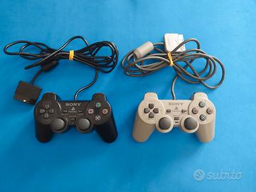 2 Controller Pad Dualshock Playstation PS1 e PS2