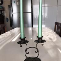 Candelabro in ferro battuto