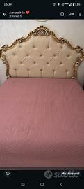 letto contenitore foglia oro e argento 