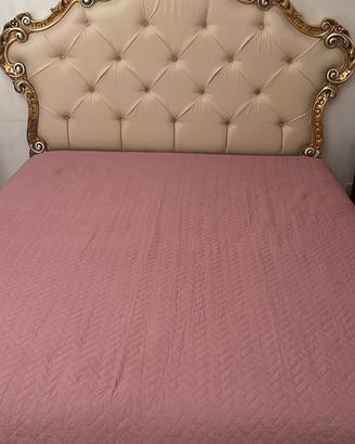 letto contenitore foglia oro e argento 