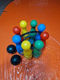 Birilli in plastica gioco