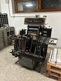 Stampante offset e altri accessori tipografici