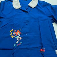 Grembiule scolastico bimba Siggi Winx Bloom blu