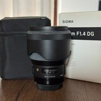 Obbiettivo 85mm 1.4 Sigma-Canon