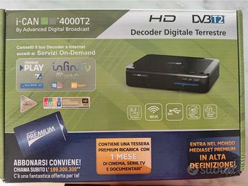 i-CAN 4000T2 Decoder DVB-T2 Digitale Terrestre HD