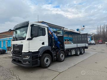 MAN TGS 35.480 8x2 allestito con gru PM 40526 SP +