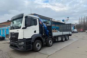 MAN TGS 35.480 8x2 allestito con gru PM 40526 SP +