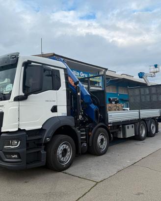 MAN TGS 35.480 8x2 allestito con gru PM 40526 SP +