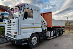 SCANIA 143 H TURBO GRU BONFIGLIOLI SCARRABILE