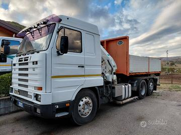 SCANIA 143 H TURBO GRU BONFIGLIOLI SCARRABILE