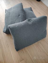 3 cuscini dimensioni 64x40 grigio