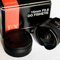 Obiettivo Sigma 15mm F2.8 DG Fisheye per Nikon