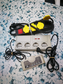 Ciabatta elettrica +multipresa con telecomando