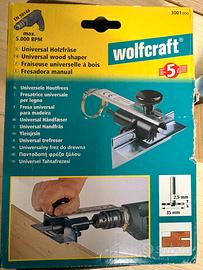 Fresatrice universale Wolfcraft per trapano