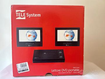 Lettore DVD portatile con due schermi