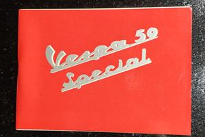 Vespa 50 special Revival uso e manutenzione 
