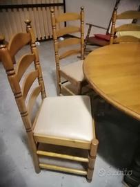 Tavolo allungabile con apertura centrale