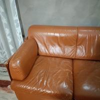 Divano in vera pelle