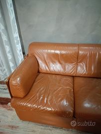 Divano in vera pelle