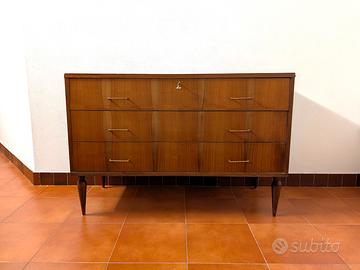 Cassettiera Vintage in Legno - Anni 60