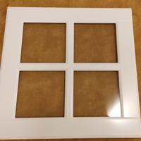 ANTE NUOVE Bodbyn Ikea bianche con vetro quadrate 