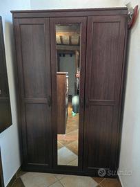 Armadio guardaroba 3 ante cm 120 L x 61 P x 190 h