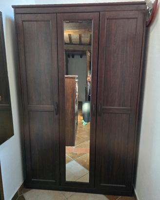 Armadio guardaroba 3 ante cm 120 L x 61 P x 190 h