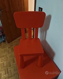 Tavolino + sedia bambini IKEA