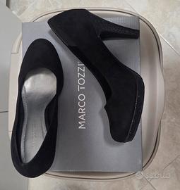 Décolleté nero/glitter mis.40 tacco10cm