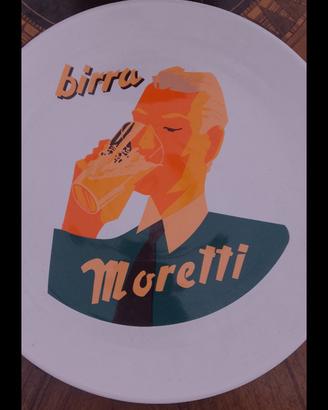 Piatto pizza collezione birra moretti