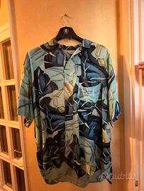 Camicia Bagutta time a maniche corte con stampa