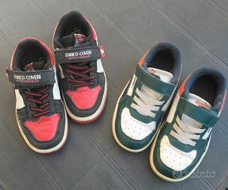 N.2 PAIA DI SCARPE SNEAKERS DA BAMBINO N.26