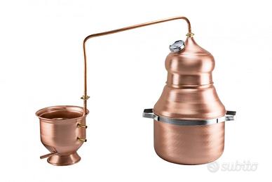 Alambicco 15 litri in rame serpentina Distillare